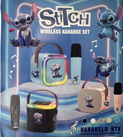 Parlante con microfono para karaoke 