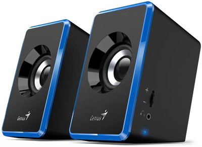 Parlante Genius SP-U125 2.0 3W RMS Salida de Auriculares Cable USB y Plug 3.5 MM