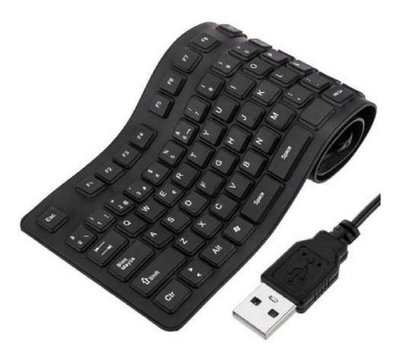 Teclado Flexible de GOMA SEISA ST-2021 Cable USB 1.5 Metros Waterproof