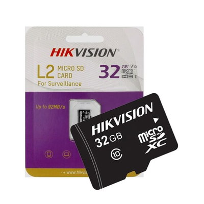 Memoria Micro SD HIKVISION L2 32GB Clase 10 (SIN Adaptador SD, solo Micro SD)