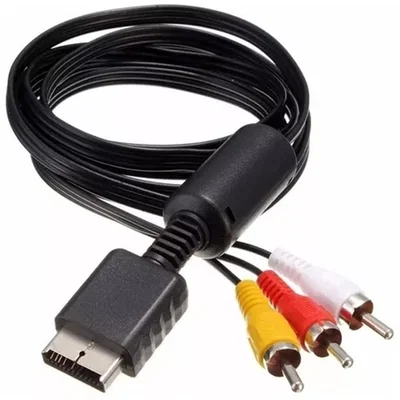 Cable Audio Video AV 3x RCA para PS2 y PS3