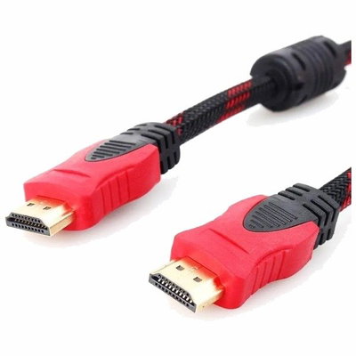 Cable HDMI a HDMI 3 metros Full HD 1080P con Filtro y Doble Mallado tipo Cordón 