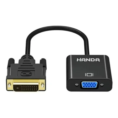 Adaptador ACTIVO DVI-D 24+1 (Macho) a VGA (Hembra) NETMAK NM-C95