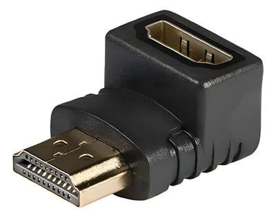 Adaptador HDMI Macho a HDMI Hembra de 90 Grados En "L" Codo