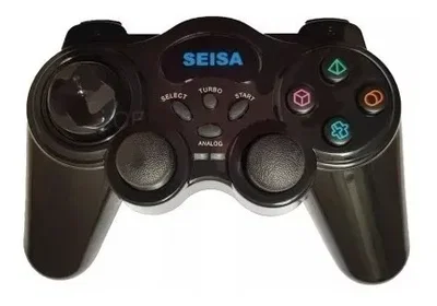 Joystick SEISA SJ-A1009S 3 en 1 Inalambrico 2.4 Ghz para PC PS2 PS3 Usa 3 Pilas AAA