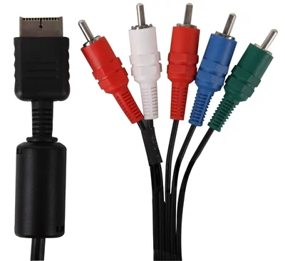 Cable Audio Video Componente RGB 5x RCA para PS2 PlayStation 2 Play2