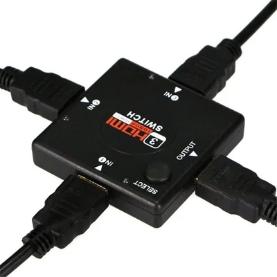 Selector SWITCH SM-F7803 3 HDMI de Entrada a 1 HDMI Salida NO es Duplicador de Imagen