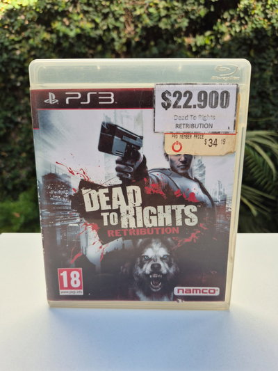 Dead To Rights RETRIBUTION (Juego PS3 Original Usado)