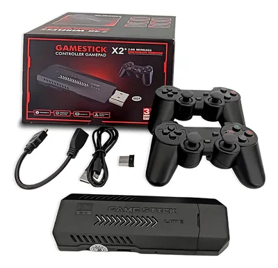 Consola Emulador GAME STICK 2 Joysticks Inalambricos Conexión HDMI 20.000 Juegos