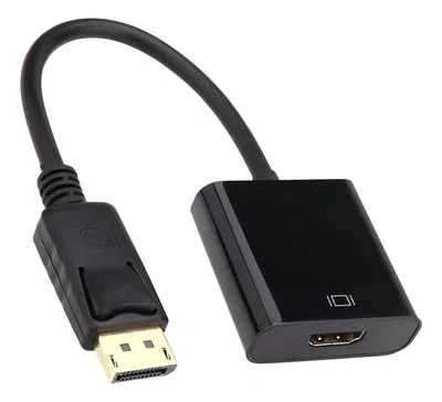 Adaptador de Video DISPLAYPORT (Macho) A HDMI (Hembra) 