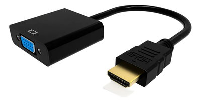 Conversor Cable de HDMI (Macho) a VGA (Hembra) 1080P CON Salida de Audio
