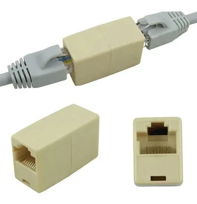 Unión Cupla para Cables de Red UTP RJ45 Hembra / Hembra Prolongador