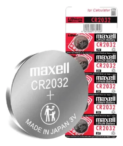 Pila de Litio MAXELL CR2032 3V Alcalinas 1ra CALIDAD