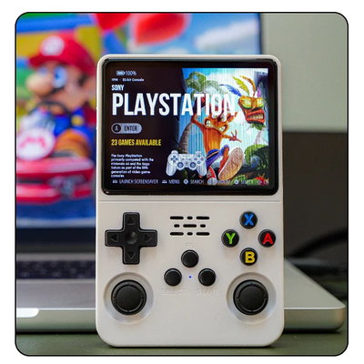 Consola Arcade Portatil R36S Pro Pantalla 3.5" IPS Mas de 15.000 Juegos EMULADOR