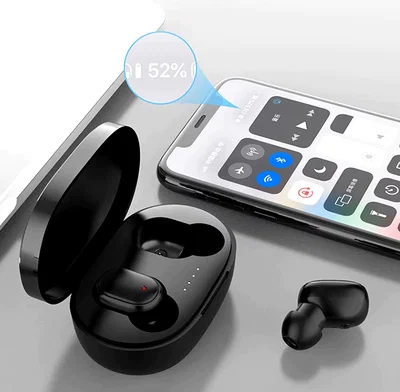 Auricular Bluetooth A6S TWS Micrófono Estuche Cargador 300 mAh Indicador Nivel De Carga