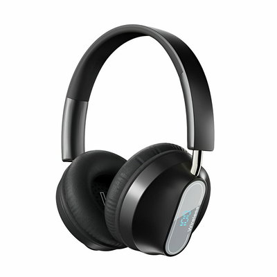 Auricular Bluetooth M1 Vincha Acolchados Micrófono Entrada Micro SD Pantalla LCD