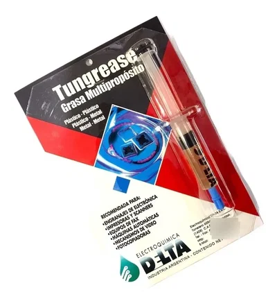 Grasa Multipropósito para Plásticos y Metales JERINGA 5CC DELTA Tungrease 