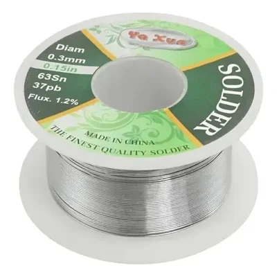 Estaño Soldarin 40/60 Rollo 1 MM Chico 50 Gramos SOLDER COREWIRE 