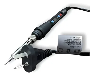 Soldador Punta Cerámica SEISA SQ-K118 60W con Regulador de Temperatura Pantalla LCD