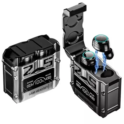 Auriculares Bluetooth Gamer M25 Power Bank Pantalla LCD Luces LED