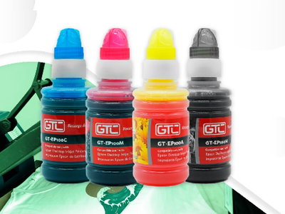 Botella 100 Ml. Tinta Sublimación Color Negro GTC