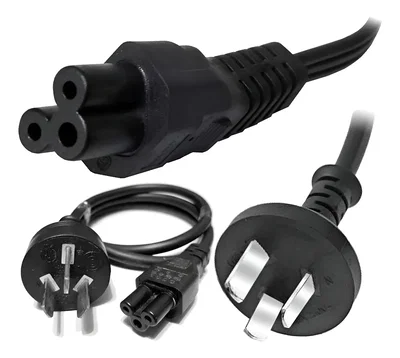 Cable Interlock Trébol Para Fuente Notebook Y Netbook 220v