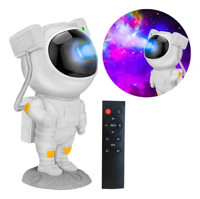 Proyector de Galaxias y Laser ASTRONAUTA Control Remoto Base de Apoyo Cabeza Imantada