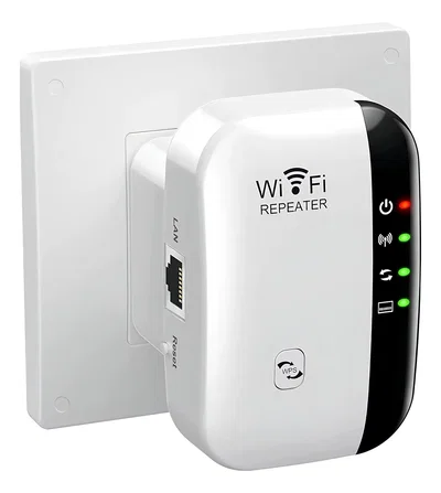 Extensor de Rango Repetidor WiFi KP300 2.4 Ghz 300 Mbps 1 Puerto RJ45 10/100 Mbps