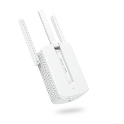 Extensor de Rango Repetidor WiFi Mercusys MW300RE 3 Antenas 2.4 Ghz 300 Mbps 220V