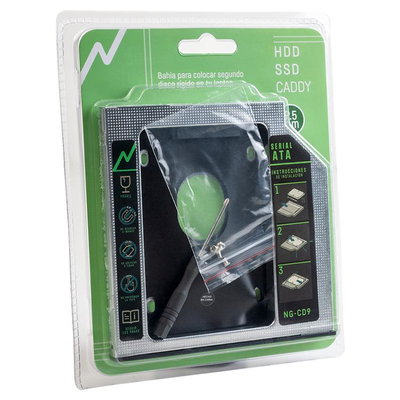 Caddy Universal 9.5 mm Segundo Disco Notebook Hdd Sata O SSD