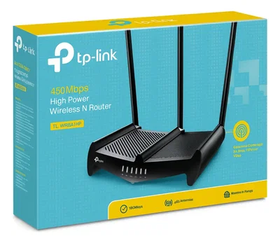 Router TPLINK WR841HP Rompe Muros 300 Mbps 2 Antenas 9 dBi Multi-Modo