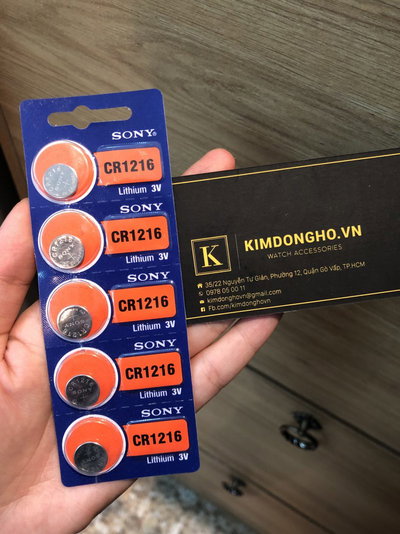 Pilas Alcalinas SONY CR1216 3V por Unidad (1 Pila)