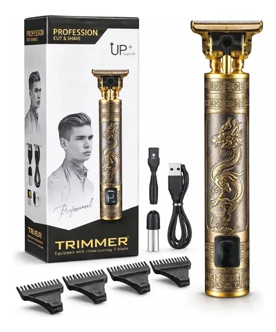 Máquina Profesional TIME T9 Corta Patilla Barba Pelo Batería Recargable INCLUYE Accesorios