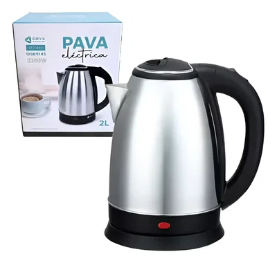 Pava Electrica ORYX OSR9145 de 2 Litros 2.000W Acero INOXIDABLE Corte cuando Hierve
