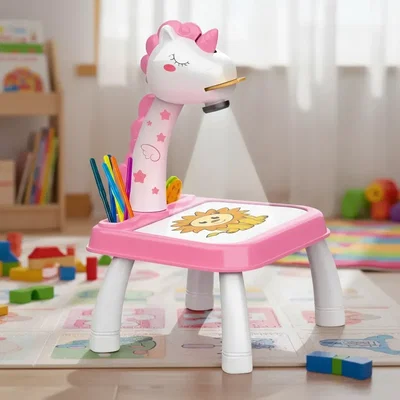 Mesa Didáctica Proyector para Dibujar 12 Fibras 24 Figuras 3 Discos de Proyeccion