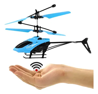 Helicóptero Volador con Sensor de Movimiento Bateria Recargable Luces LED