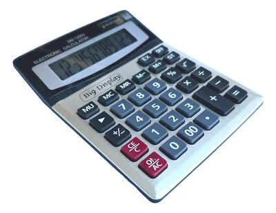 Calculadora Electrónica Grande tipo Mostrador DEXIN DM-1200V LCD 12 Dígitos