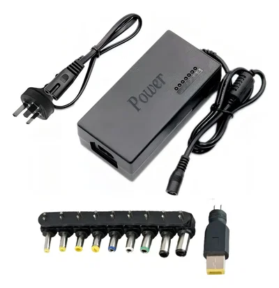 Cargador Fuente de Notebook Monitores Universal 120W Selector Voltaje 12 / 24V 10 Fichas