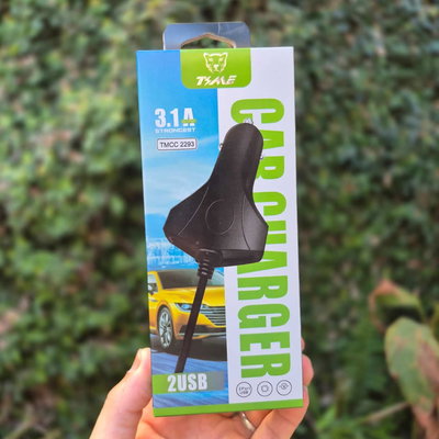 Cargador Auto 12V TIME TMCC2293 Cable Micro USB V8 3.1A y 2 USB H Extras 