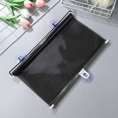 Persiana Plegable Enrollable Portátil 125 x 40 cm. con Ventosas Proteccion UV