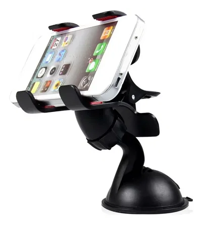 Soporte De Celular con Ventosa Sopapa para Vidrio Auto AGARRE tipo Broche CM202