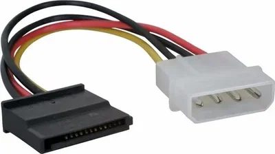 Cable Alimentación Fuente PC Molex a SATA Power GENERICO