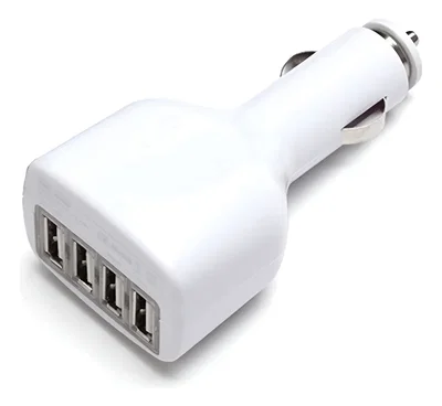 Cargador Auto 12V PG-548 Potenciado 4 Puertos USB (H) 3.1 Amperes