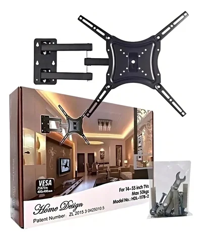 Soporte TV LCD Móvil Articulado de 14" a 55" 25 Kilos MAX. Doble Brazo Giro 180º