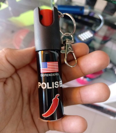 Gas Pimienta U.S.A POLISE Importado 20 Ml. con Llavero Tamaño MINI 9.5 CM de Alto