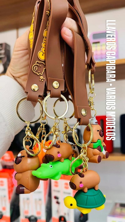 Llaveros Surtidos Diseño CAPIBARA Carpinchos
