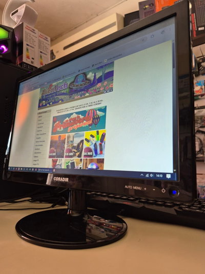 [USADO] Monitor LCD CORADIR 19WHE de 19" VGA DVI-I Incluye Cable VGA y Alimentación 220V