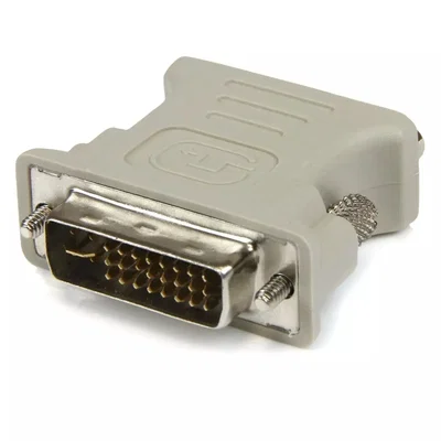 Adaptador de Video DVI-I 24+5 (Macho) a VGA (Hembra)