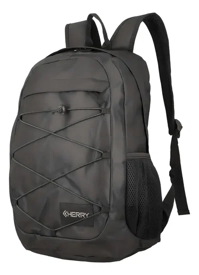 Mochila Porta Notebook Bagcherry Negra Capacidad 30L Poliéster Espalda y tiras Acolchadas