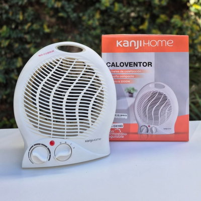 Caloventor KANJI CH103 2.000W Termostato Selector de Temperatura 3 Niveles